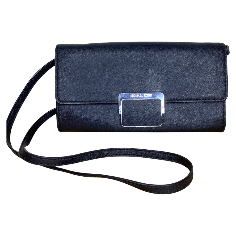 Michael Kors Purse Cynthia Clutch Crossbody Shoulder Saffiano Leather 30S6TCYC3L